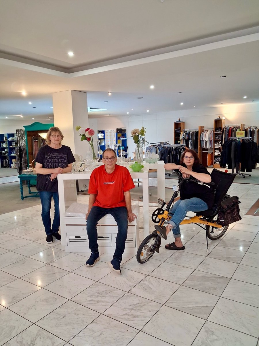 Das Team der Fundgrube im neuen Laden